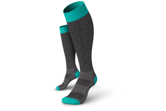 Renewed Compression V2 Dark Grey Cyan