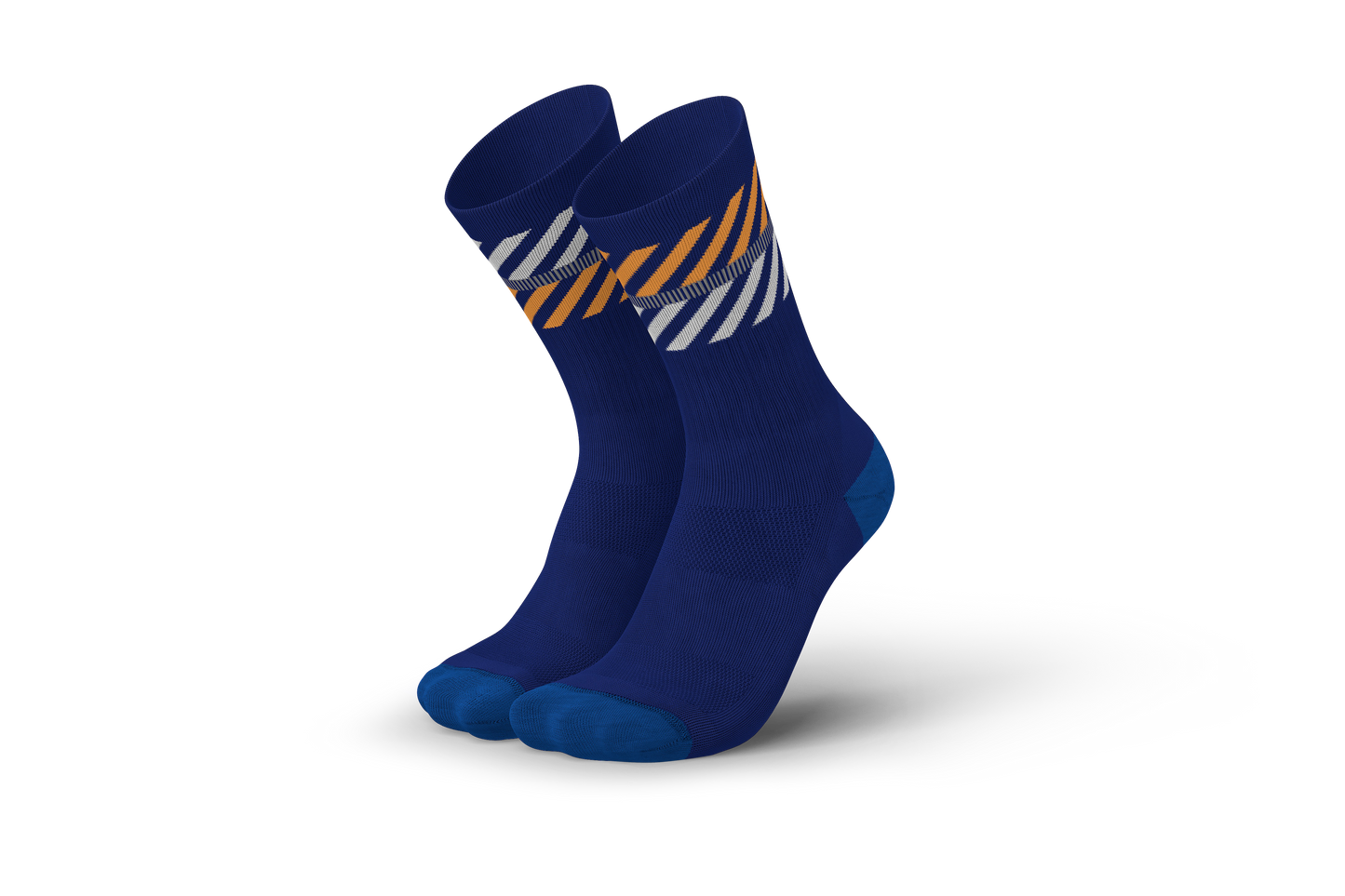Merino Light Lanes Navy Orange