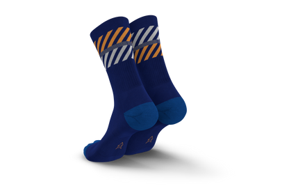 Merino Light Lanes Navy Orange