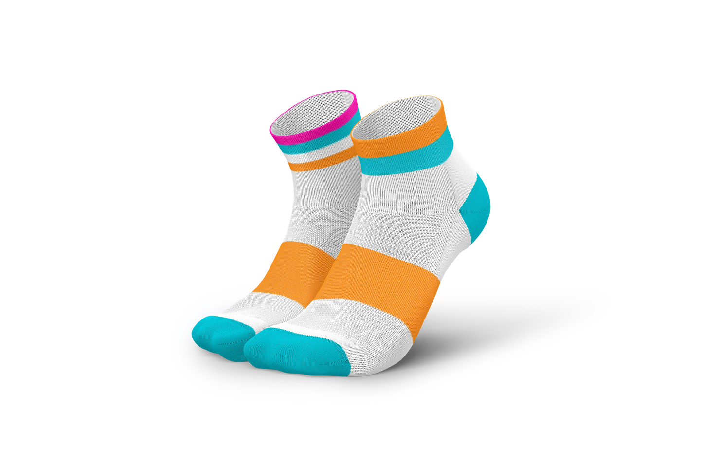 INCYLENCE RUNNING BANDS SHORT CYAN ORANGE