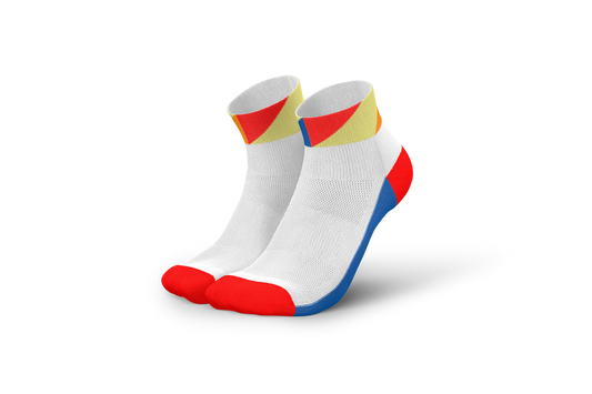 INCYLENCE RUNNING POLYGONS SHORT BLUE INFERNO